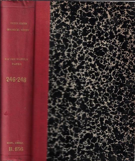United States Geological Survey Water-Supply Paper 246, 247, 248 - copertina