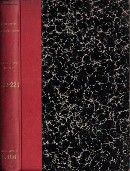 United States Geological Survey Water-Supply Paper 222, 223 - copertina