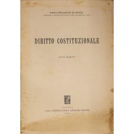 Diritto costituzionale - Paolo Biscaretti di Ruffia - copertina