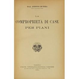 La comproprietà di case per piani - Antonio Sutera - copertina