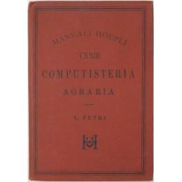 Computisteria agraria - Luigi Petrì - copertina