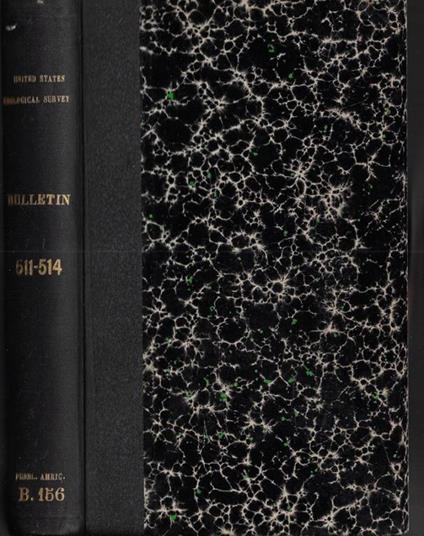 United States Geological Survey Bulletin 511, 512, 513, 514 - copertina