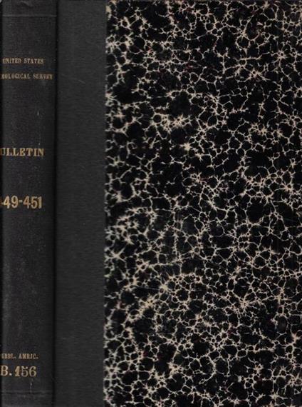 United States Geological Survey Bulletin 449, 450, 451 - copertina