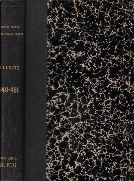 United States Geological Survey Bulletin 449, 450, 451 - copertina