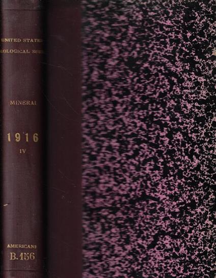 United States Biological Survey Mineral 1916 - copertina