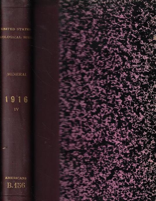 United States Biological Survey Mineral 1916 - copertina
