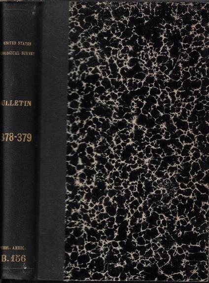 United States Geological Survey Bulletin 378, 379 - copertina