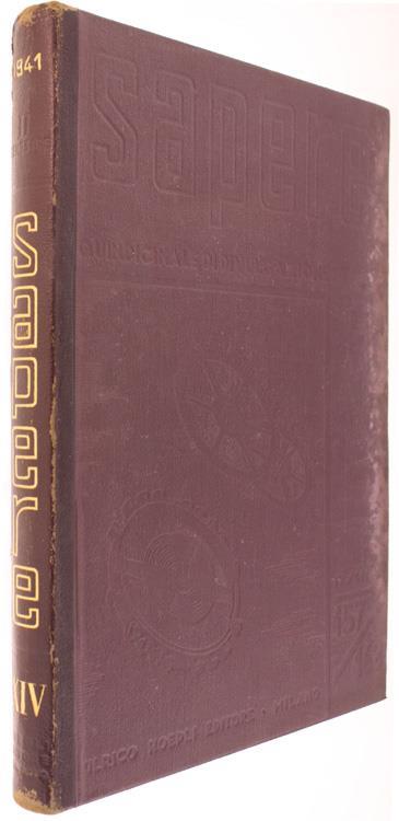 SAPERE - Anno 1941 - Volume XIV. Fascicoli 157-168. - copertina