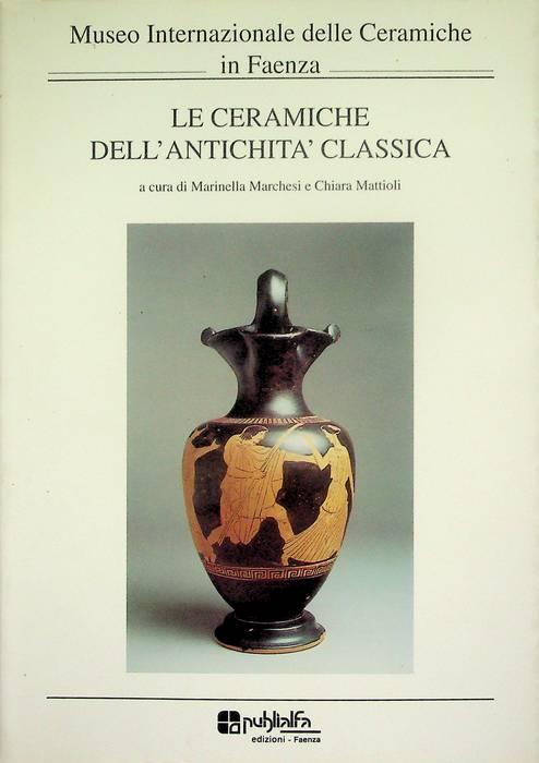 Le ceramiche dell'antichità classica - copertina