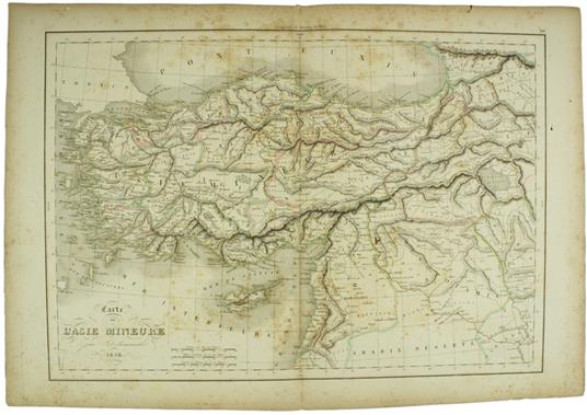 Carte De L'Asie Mineure - 1838 - copertina