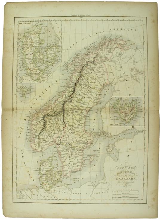 Norwege Suede Et Danemark - 1838 - copertina