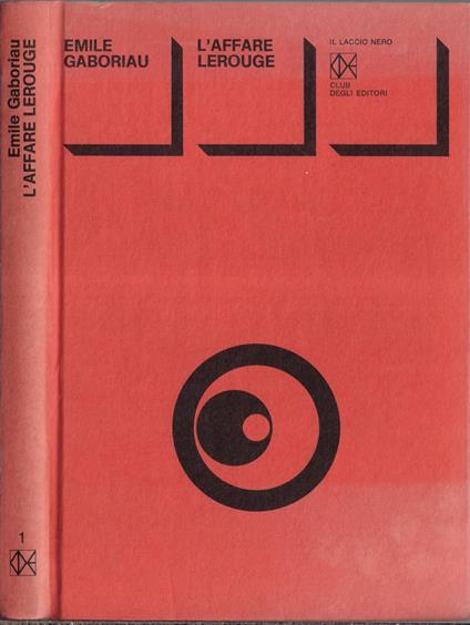 L' affare lerouge - Émile Gaboriau - copertina