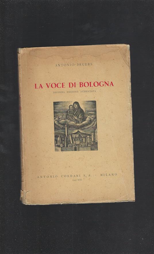 La Voce Di Bologna - Antonio Bruers - copertina