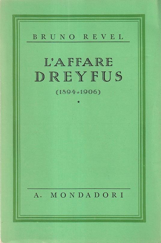L' affare Dreyfus (1894-1906) - Bruno Revel - copertina