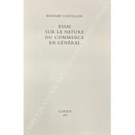 Essai sur la nature du commerce en general - Richard Cantillon - copertina