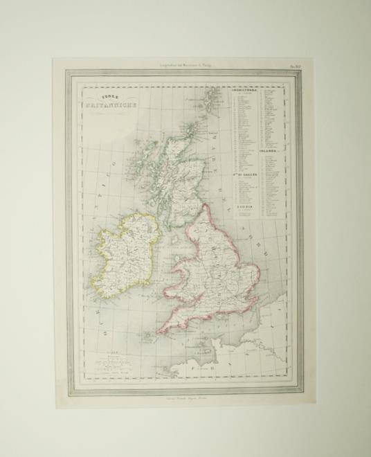 Carta delle Isole Britanniche - copertina