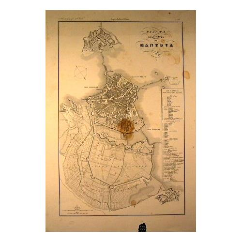 Pianta della città di Mantova - copertina