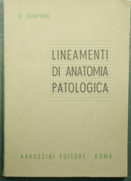 Lineamenti di anatomia patologica - copertina