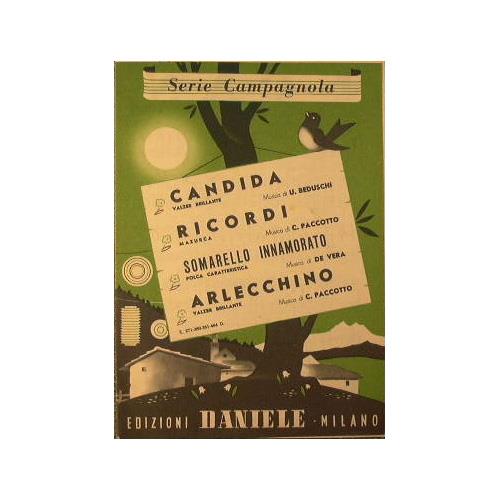Candida ( valzer brillante ) - Ricordi ( mazurca ) - Somarello Innamorato ( polca caratteristica ) - Arlecchino ( valzer brillante ) - copertina
