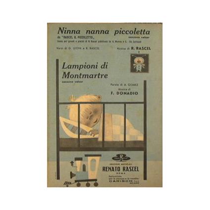 Ninna nanna piccoletta ( canzone valzer ) - Lampioni di Montmartre ( canzone valzer ) - copertina