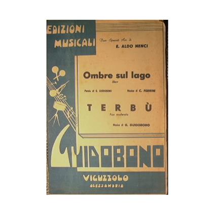 Ombre su lago ( slow ) - Terbù ( fox moderato ) - copertina