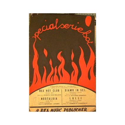 Rex Hot Club ( swing hot ) - Siamo in sei ( moderato swing ) - Nostalgia ( slow fox ) - Lalli ( moderato swing ) - copertina