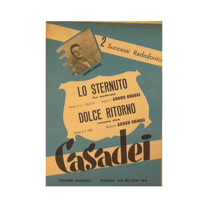Lo sternuto ( fox moderato ) - Dolce Ritorno ( canzone slow ) - copertina