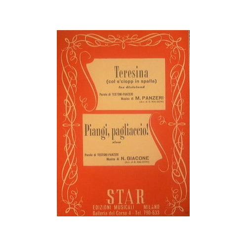 Teresina col s'ciopp in spalla ( fox dixieland ) - Piangi pagliaccio ( slow ) - copertina