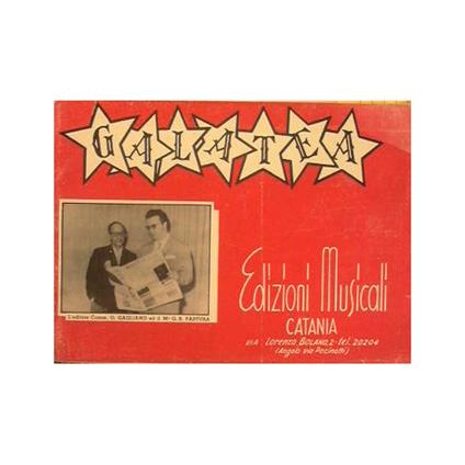 Cerco una rima per te (fox novelty ), Avventura romantica (beguine ), Fata (slow rock), Una casetta fra le rose (moderato), E' facile (slow rock) e Non è vero (fox moderato) - copertina