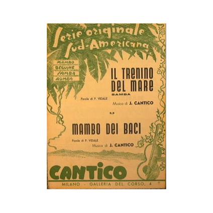Il trenino del mare ( samba ) - Mambo dei baci - copertina
