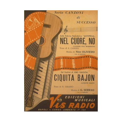 Nel cuore no ( canzone fox moderato ) - Ciquita Bajon ( canzone bajon ) - copertina