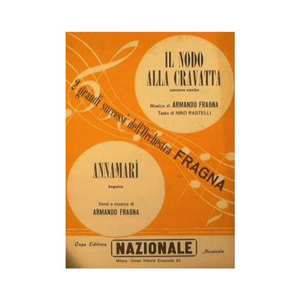 Il nodo alla cravatta ( canzone samba ) - Annamarì ( beguine ) - copertina