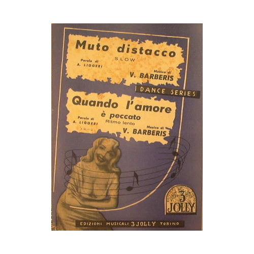 Muto distacco ( slow ) - Quando l'amore è peccato ( ritmo lento ) - copertina
