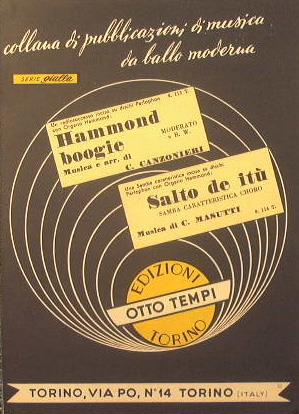 Hammond boogie ( moderato ) - Salto de itù ( samba caratteristica choro ) - copertina