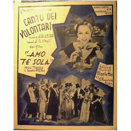 Canto dei Volontari ( canzone marcia ) - copertina