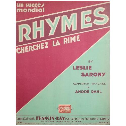 Cherchez la rime - copertina