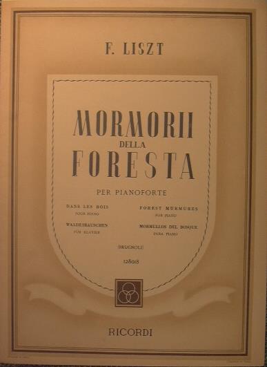 Mormorii della foresta - copertina