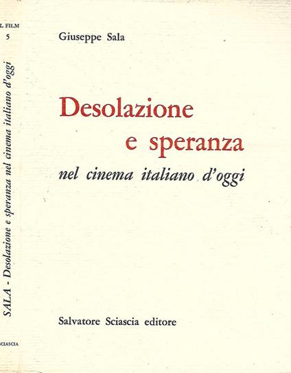 Desolazione e speranza - Giuseppe Sala - copertina