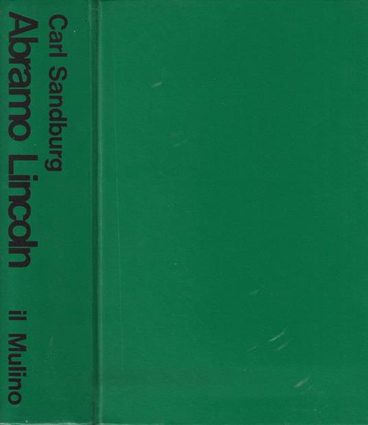 Abramo Lincoln - Carl Sandburg - copertina
