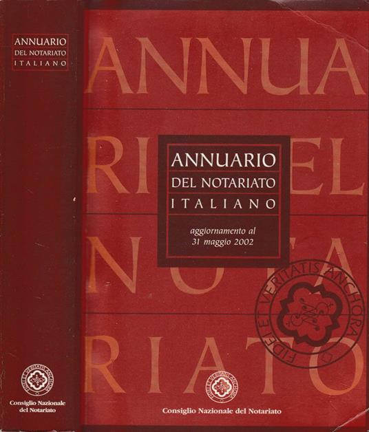 Annuario del notariato italiano - copertina