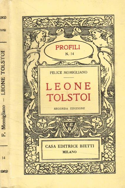Leone Tolstoi - Felice Momigliano - copertina