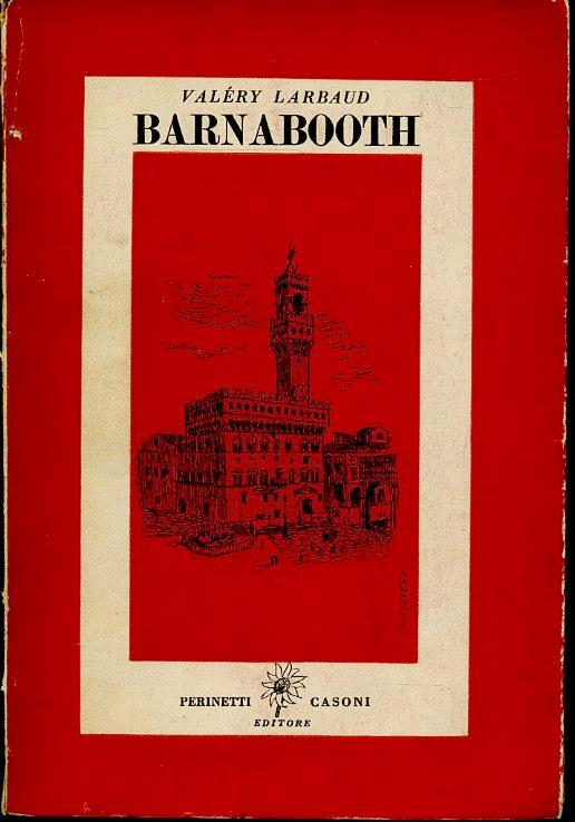 Barnabooth - Valéry Larbaud - copertina