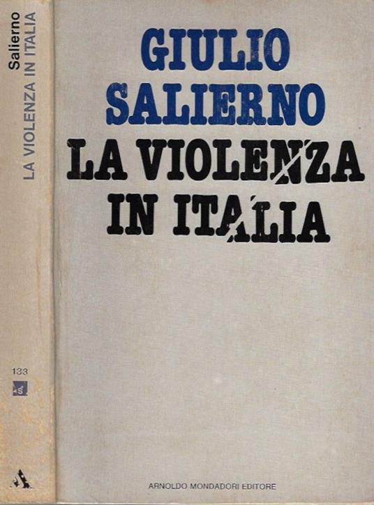 La violenza in Italia - Giulio Salierno - copertina