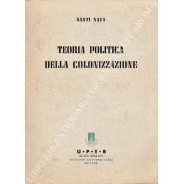 Teoria politica della colonizzazione - Santi Nava - copertina
