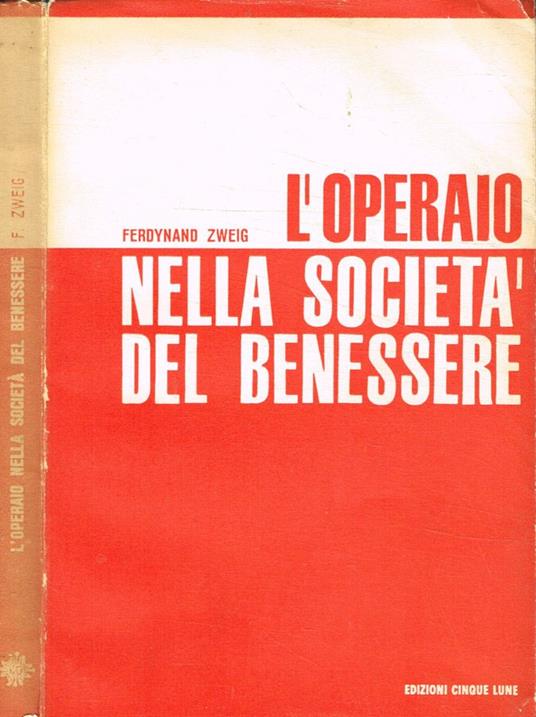 L' operaio nella società del benessere - copertina