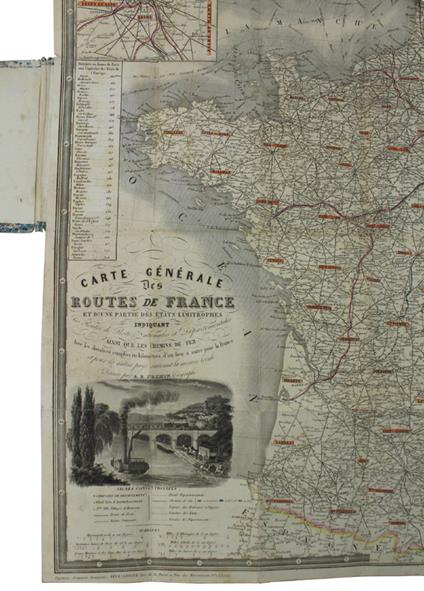 Carte Générale Des Routes De France - copertina