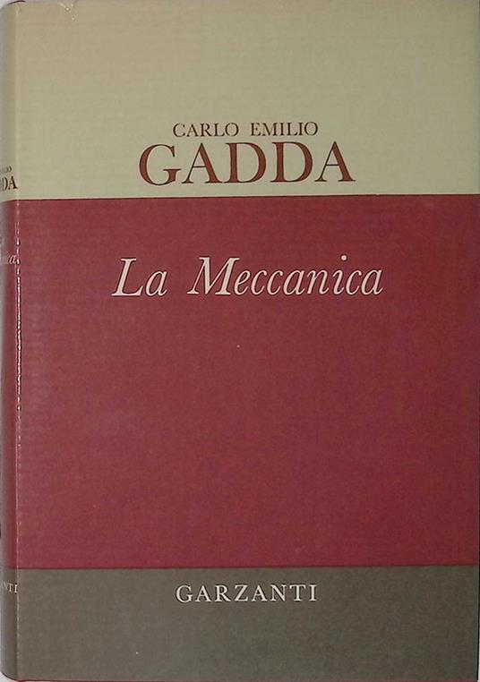 La meccanica - Carlo Emilio Gadda - copertina