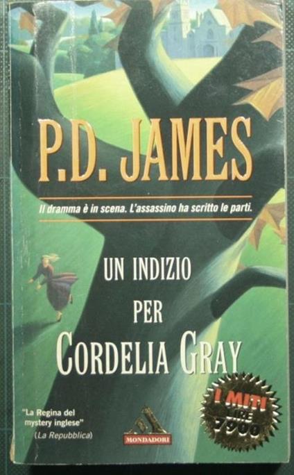 Un indizio per Cordelia Gray - P. D. James - copertina