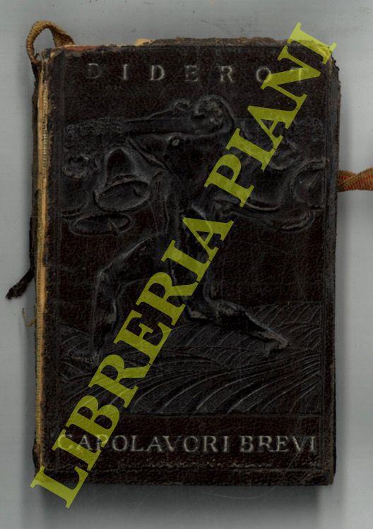 Capolavori brevi. Scelti e tradotti da A. de Stefani - Jean-Baptiste d' Alembert - copertina