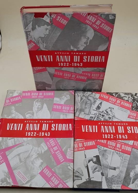 Venti Anni Di Storia-3 Voll.  - Attilio Tamaro - copertina